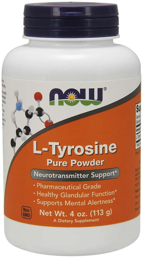 L-tyrosine 113 g NOW FOODS DDM: 12-2026