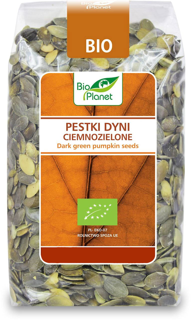 Graines de courge vert foncé BIO 350 g - BIO PLANET