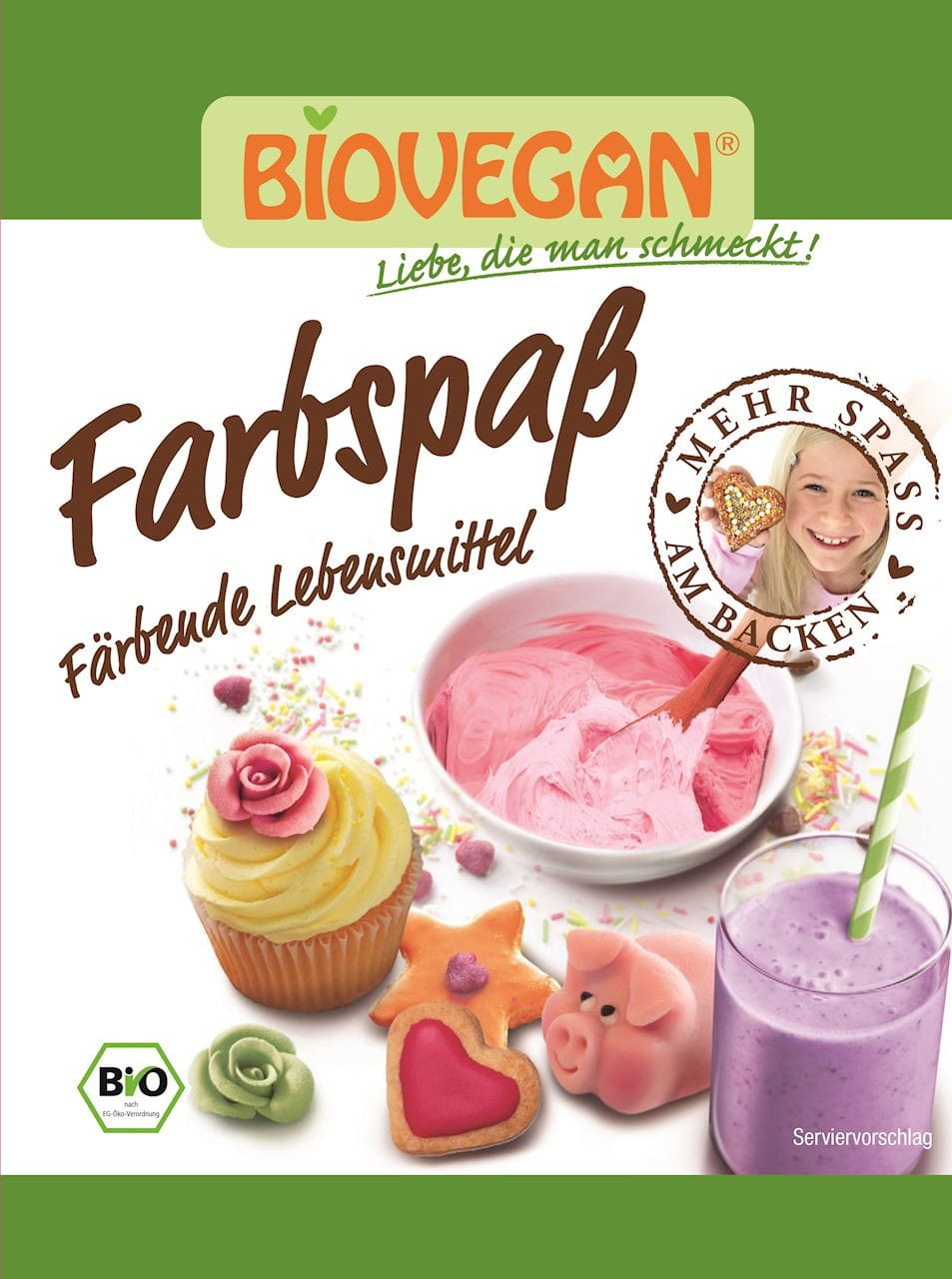 Colorants alimentaires sans gluten BIO 5 x 8 g - BIO VEGAN
