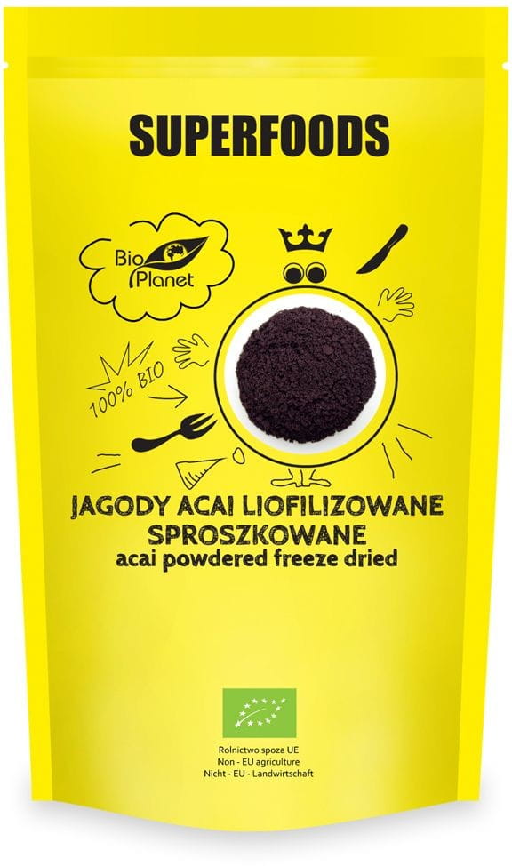 Baies d'açaï lyophilisées en poudre BIO 100 g - BIO PLANET