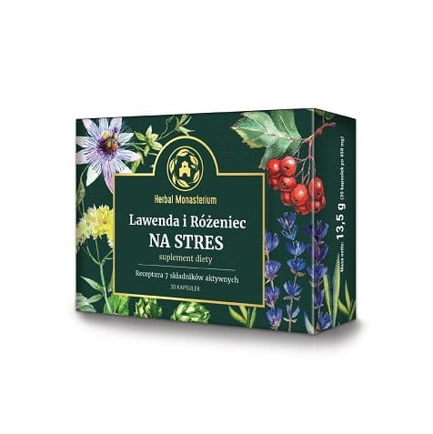 Lavande et Rosaire pour le stress 30 gélules HERBAL MONASTERIUM