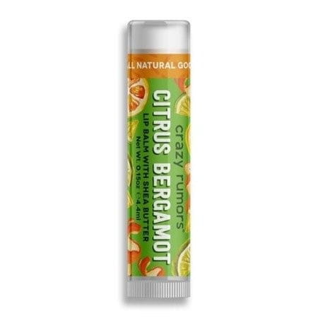 Baume à lèvres naturel citron bergamote CRAZY RUMORS