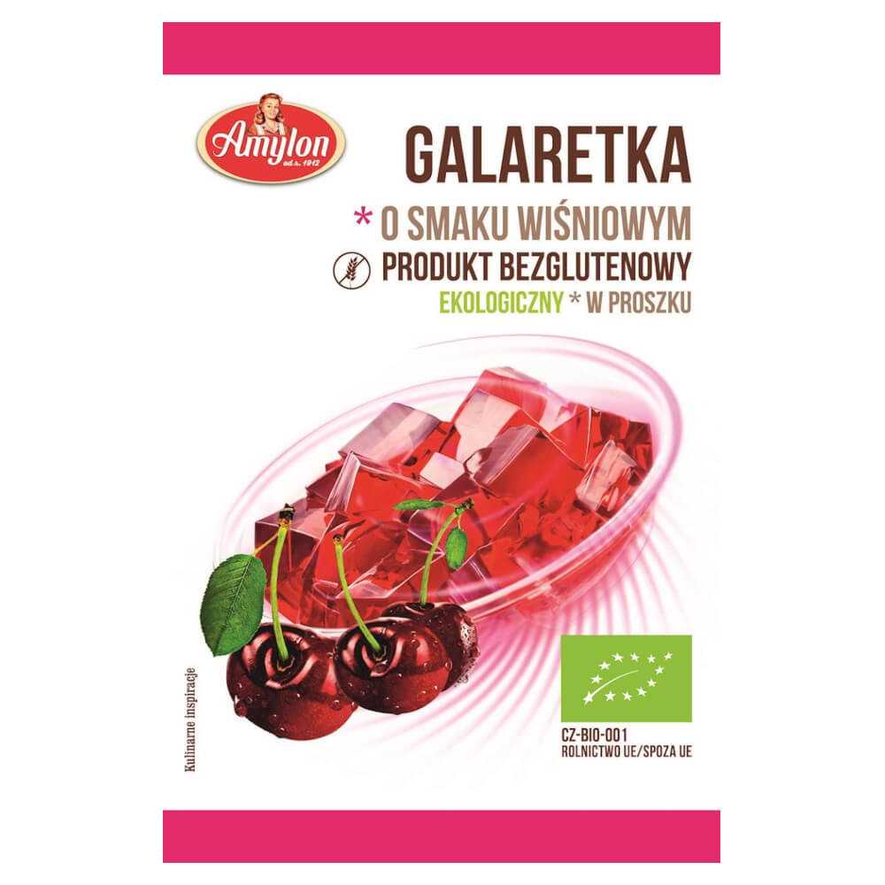 Gelée BIO saveur cerise 40 g - AMYLON