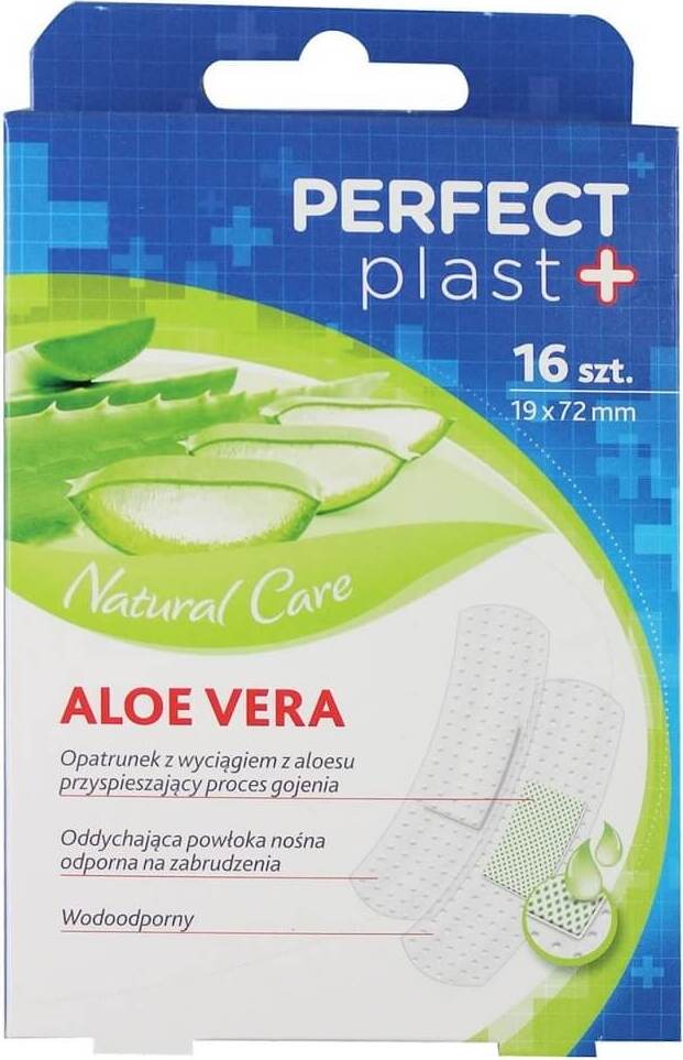 Pansements avec pansement à l'extrait d'aloès 16 pièces - PERFECT PLAST