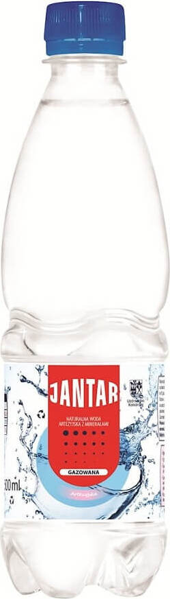 Eau de source pétillante moyennement minéralisée 500 ml - JANTAR