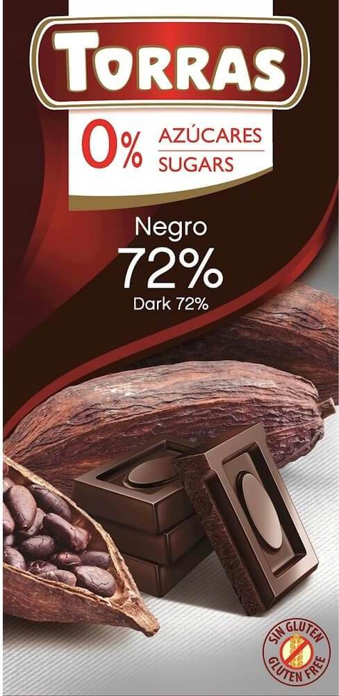 Chocolat noir 100 g STEVIA TORRAS