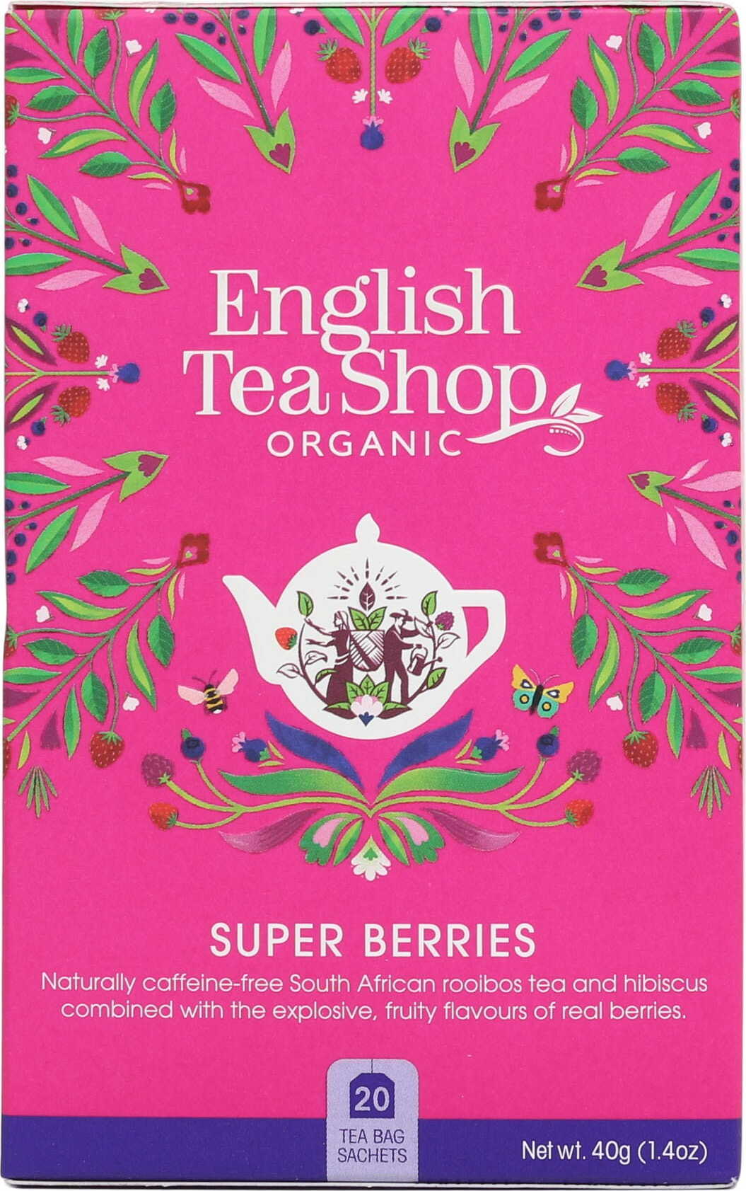 Thé aux fruits 20x2 g BIO 40 g ENGLISH TEA SHOP