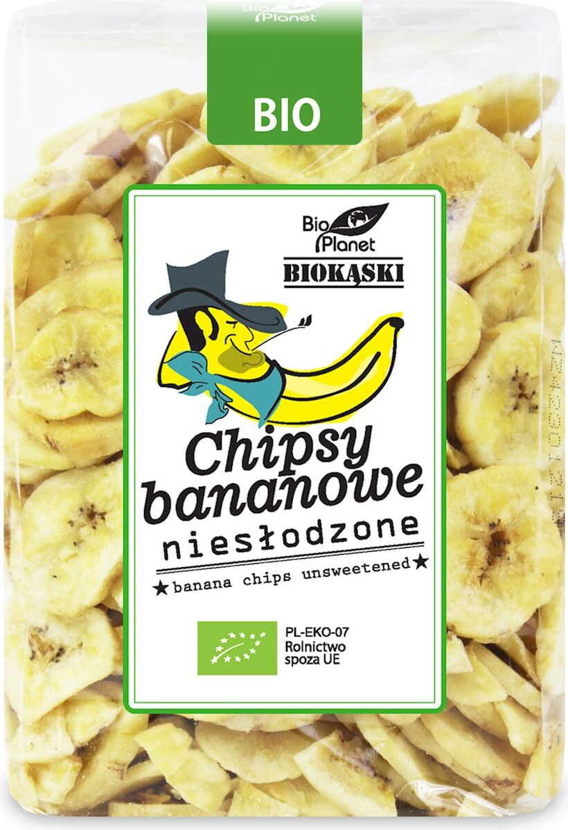 Chips de banane non sucrées BIO 350 g - BIO PLANET