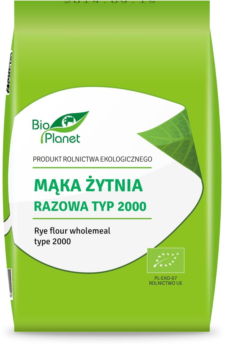 Farine complète de seigle type 2000 BIO 1 kg - BIO PLANET