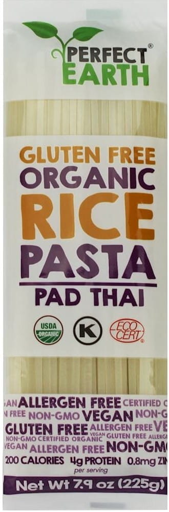 Nouilles de riz blanc sans gluten BIO 225 g - PERFECT EARTH