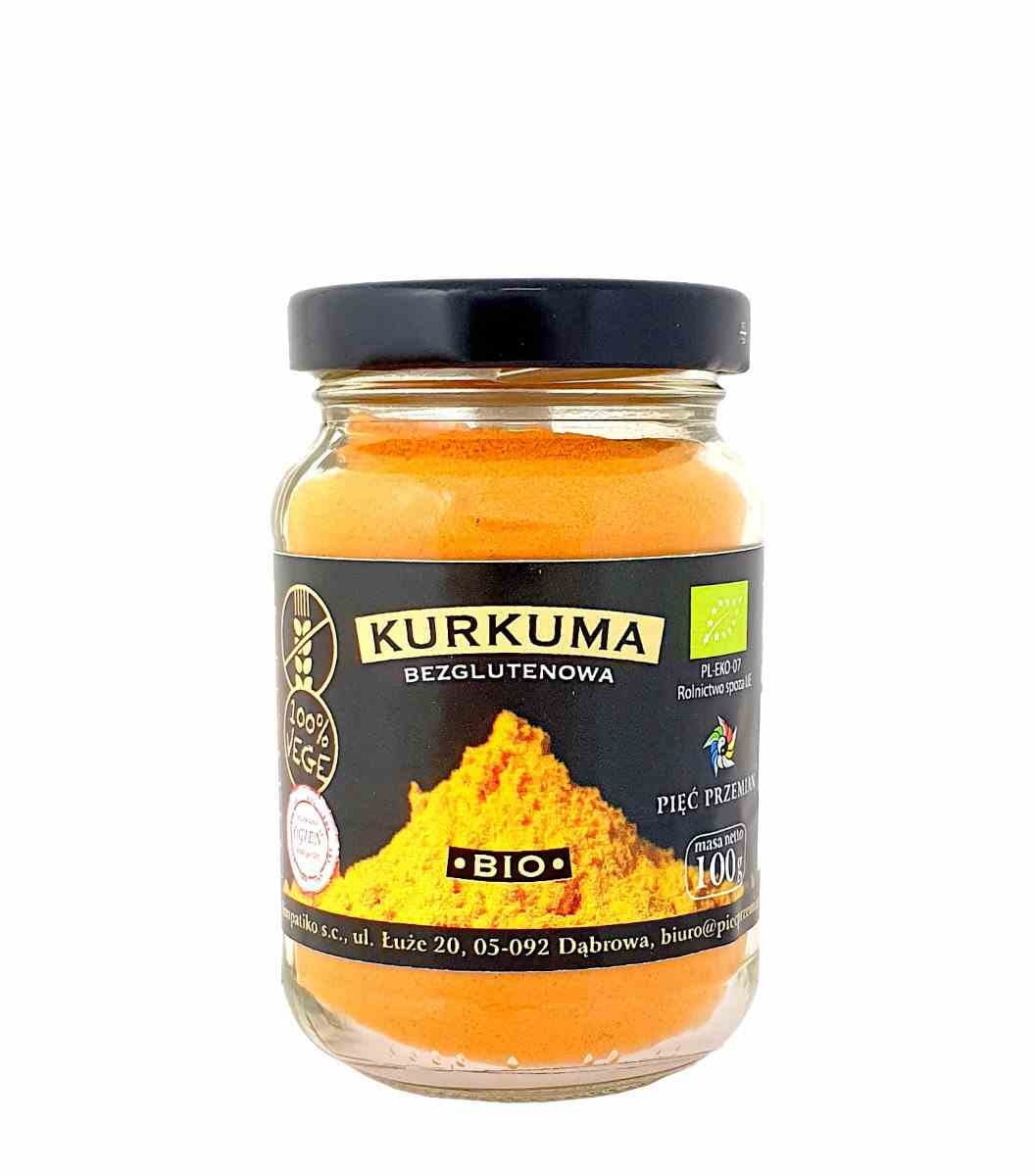 Curcuma moulu sans gluten BIO 100 g - CINQ CHANGEMENTS