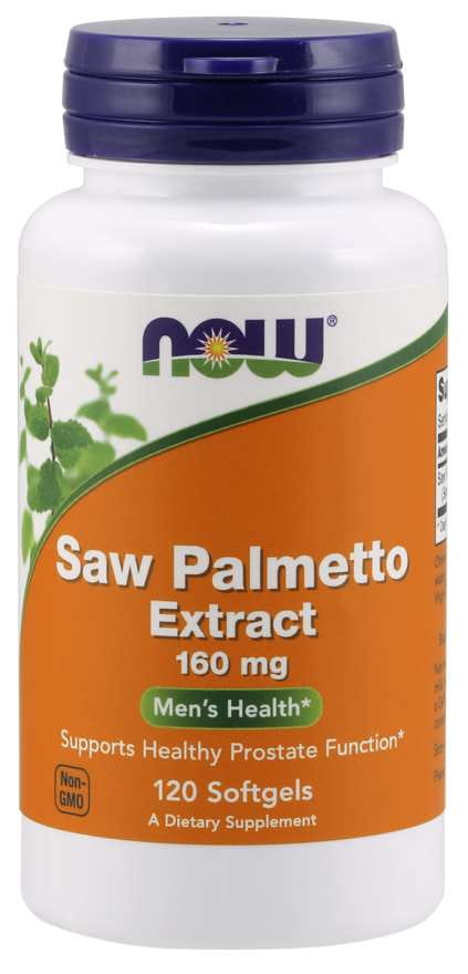 Extrait de palmier nain extrait de palmier nain extrait standardisé 120 capsules NOW FOODS