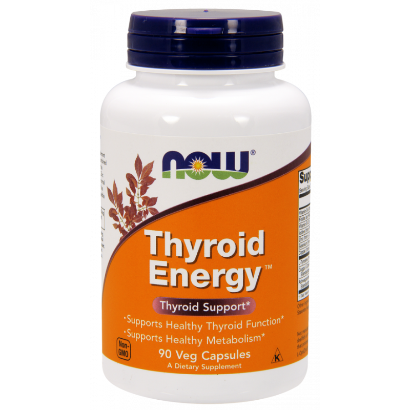 Énergie thyroïdienne soutien thyroïdien 90 capsules NOW FOODS