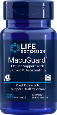 Macuguard support oculaire au safran & astaxanthine 60 capsules LIFE EXTENSION