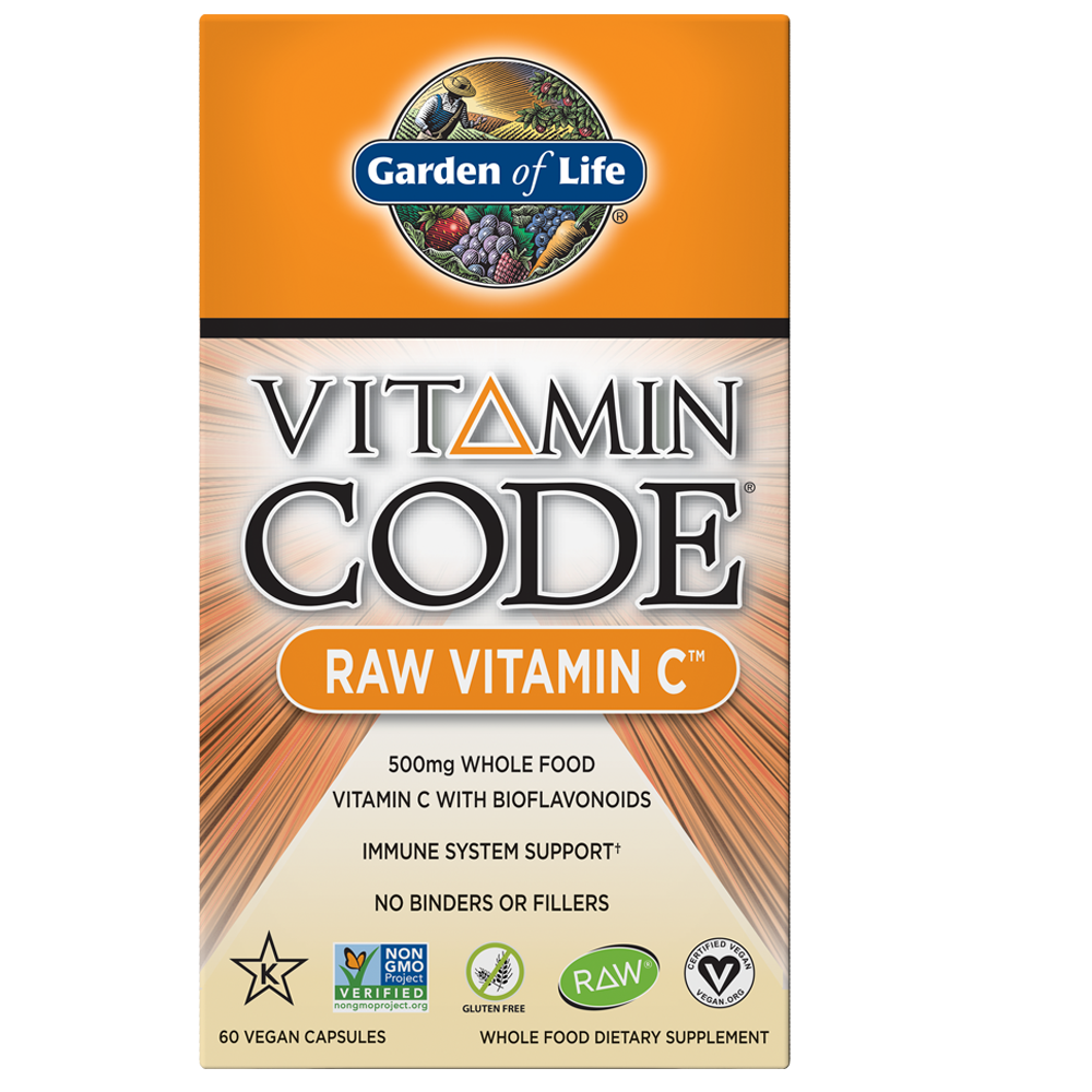 Vitamin code raw Vitamine C 60 gélules JARDIN DE LA VIE