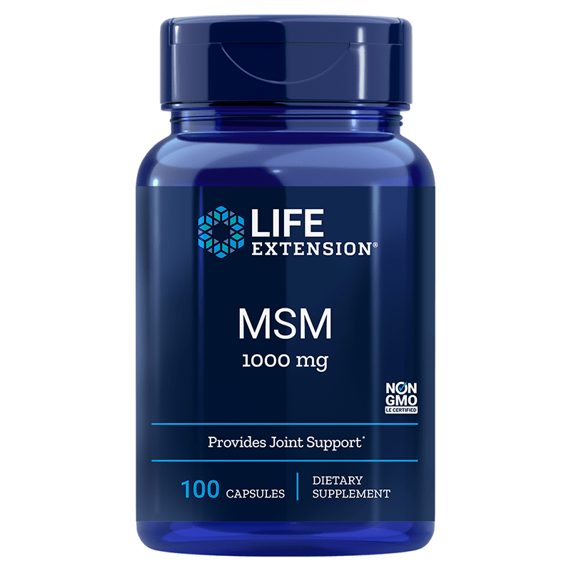 MSM 100 gélules PROLONGATION DE VIE
