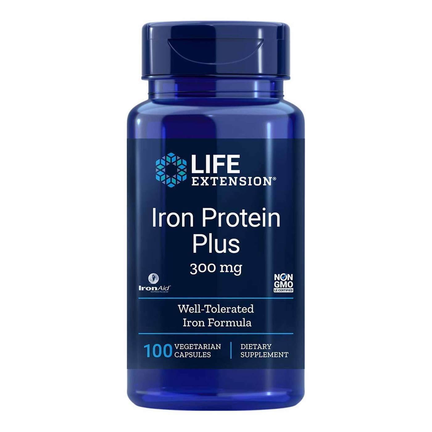 Protéine de fer plus 100 gélules de LIFE EXTENSION
