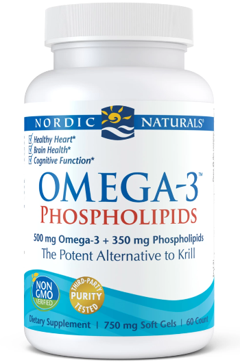 Phospholipides Oméga3 60 gélules NORDIC NATURALS