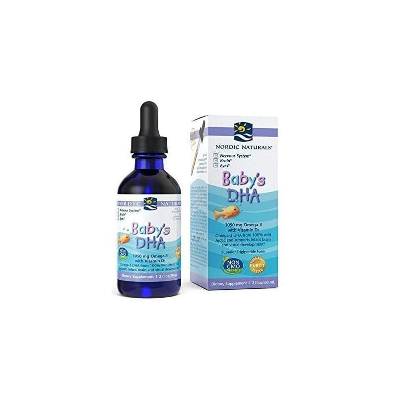 DHA pour bébé 1050 MG 60 ml NORDIC NATURALS