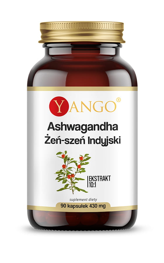 Extrait d'Ashwagandha 10 : 1 90 gélules YANGO