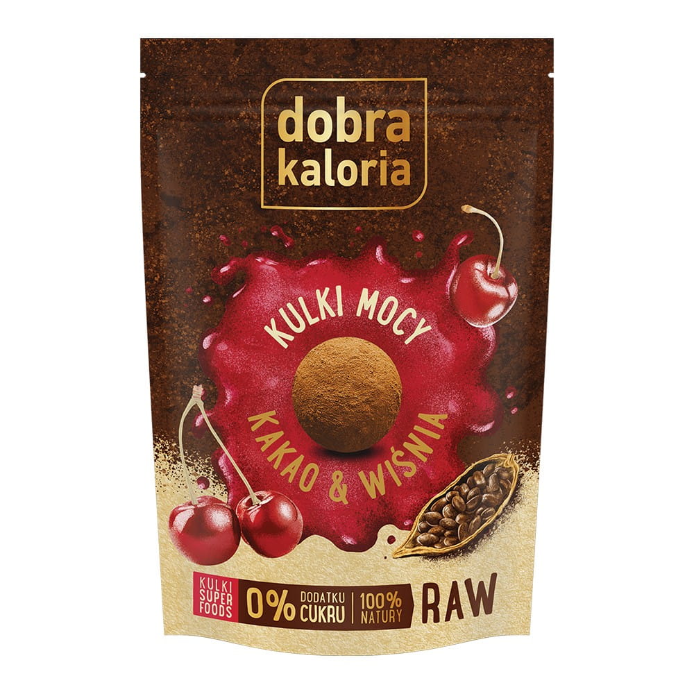 Cookies - power balls cacao & cerise sans sucre 58 g BON CALORIE