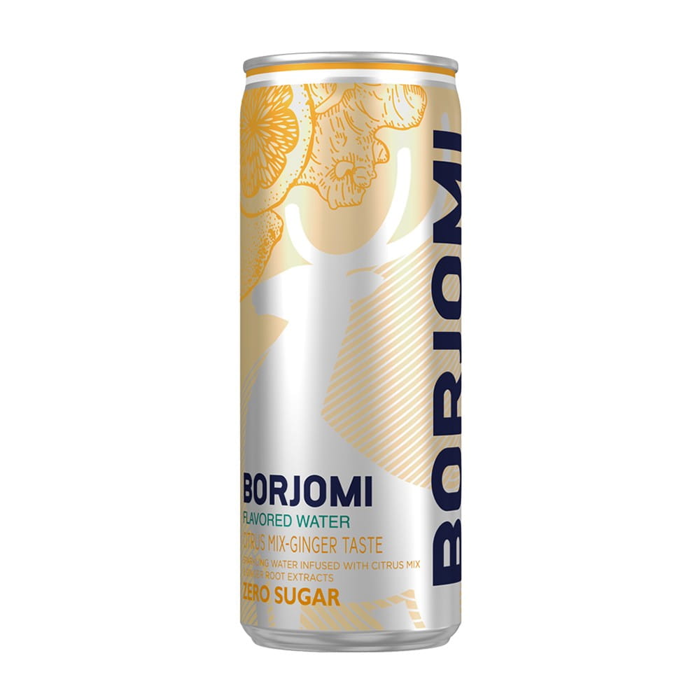 Boisson gazeuse aux agrumes canette 330 ml - BORJOMI