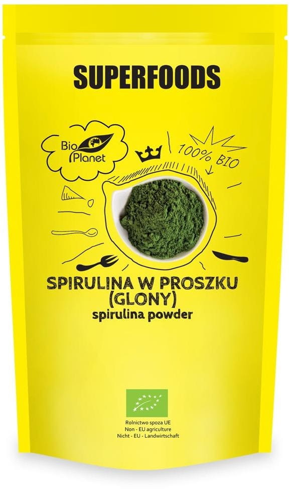 Poudre de spiruline (algues) BIO 200 g - BIO PLANET