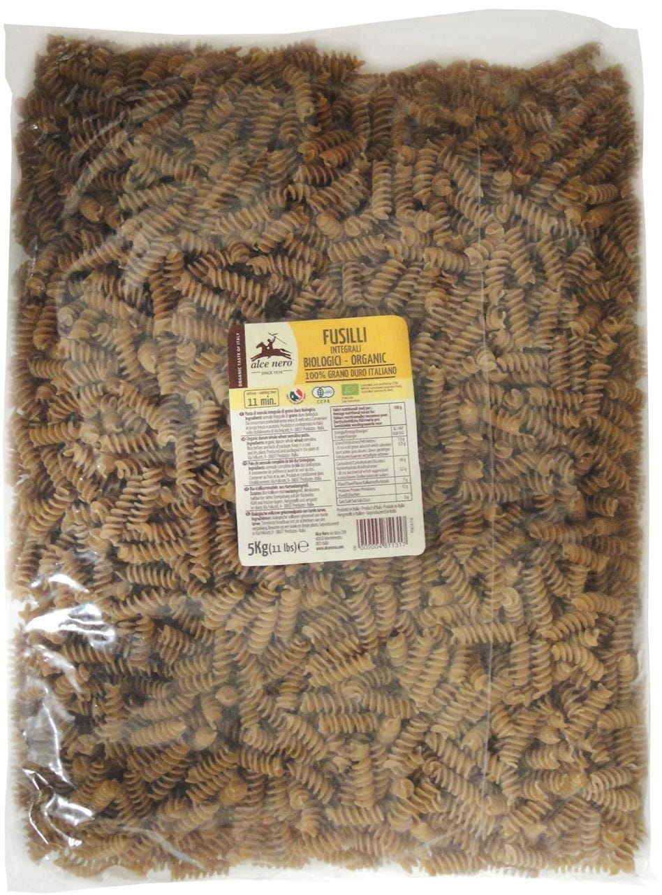 Pâtes de semoule complète BIO 5 kg - HORECA ALCE NERO