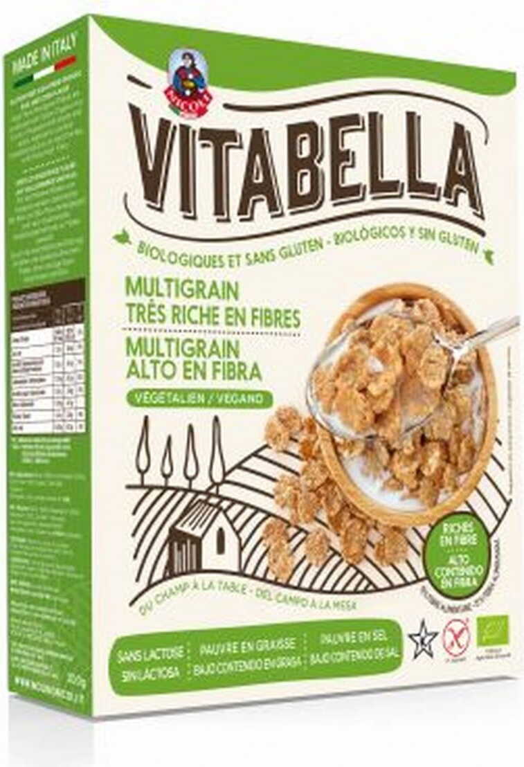 Flocons de riz et de maïs sans gluten BIO 300 g VITABELLA DDM: 09-2026
