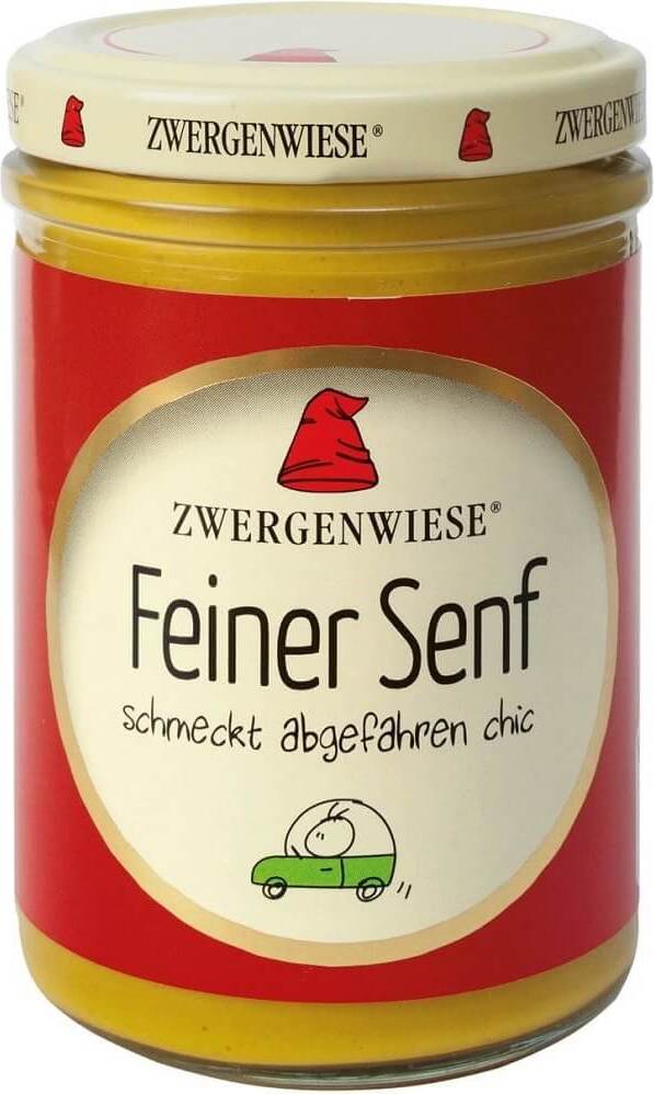 MOUTARDE BIO DE GOURMET SANS GLUTEN 160 ml - ZWERGENWIESEE DDM: 12-2026