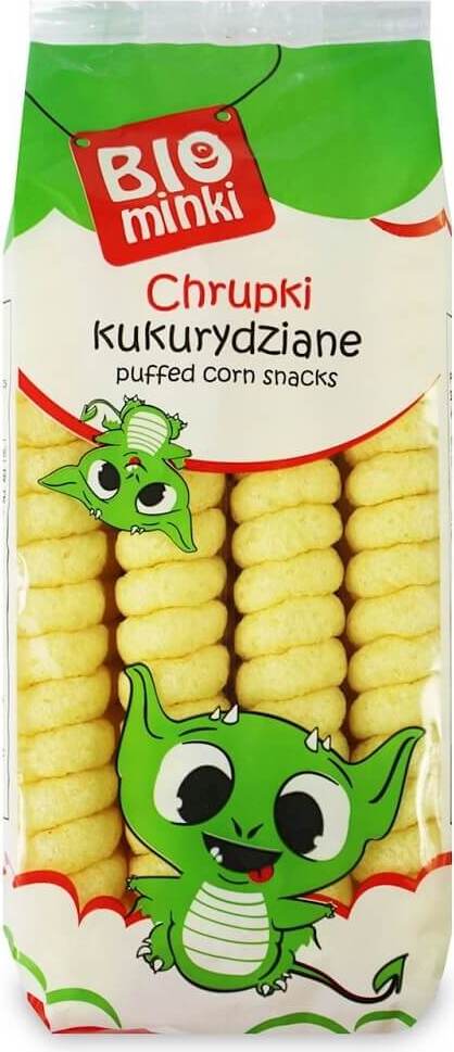 CRACKERS AU MAÏS EN SPIRALES SANS GLUTEN BIO 60 g - BIOMINKI DDM: 12-2026