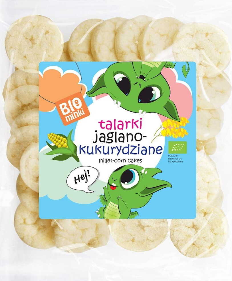 GALETTES AU MILLEET ET AU MAÏS BIO 55 g - BIOMINKI DDM: 11-2026