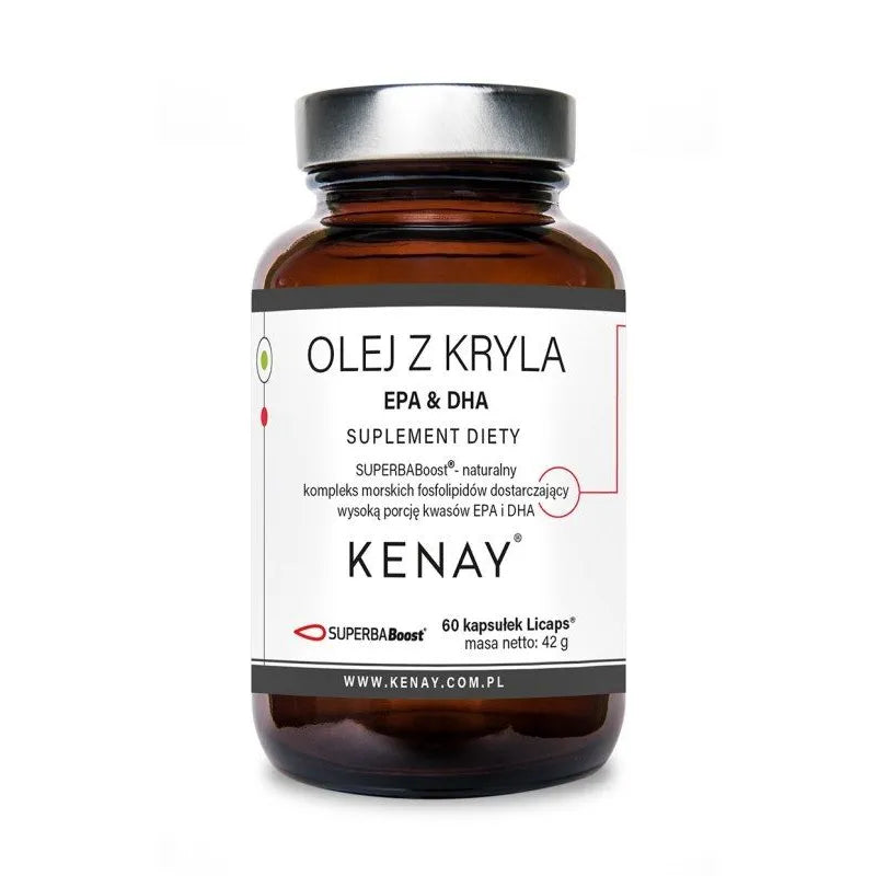 KENAY Superba Boost 磷虾油 - EPA 和 DHA（60 粒胶囊）