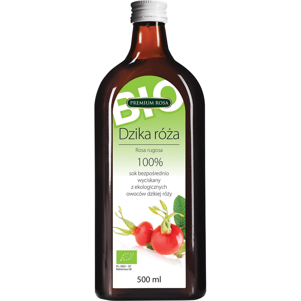 Jus d'églantier 100% BIO 500ml PREMIUM ROSA
