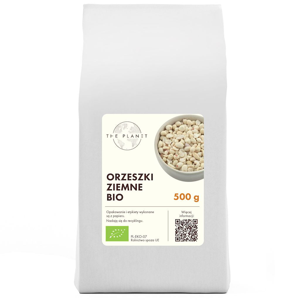 CACAHUÈTES BIO 500 g - THE PLANET DDM: 12-2026