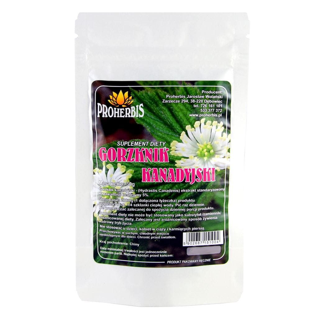 Extrait d'hydraste du Canada 5% berbérine 30g PROHERBIS