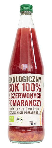 Jus d'orange rouge 100% BIO 750 ml EKOWITAL
