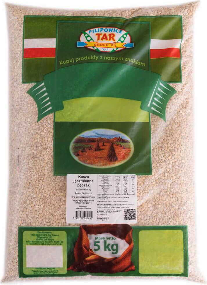 Gruau d'orge perlé 5 kg Targroch DDM: 10-2026