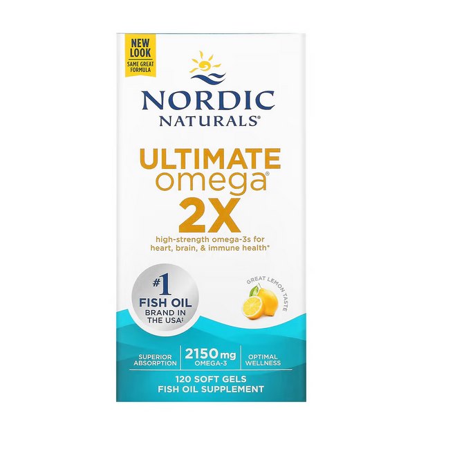 Ultime oméga 2x 120 gélules NORDIC NATURALS