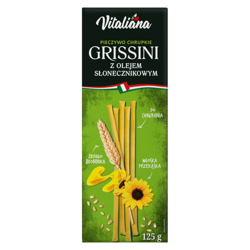 Grissini à l'huile de tournesol 125 g NaturAvena DDM: 12-2026