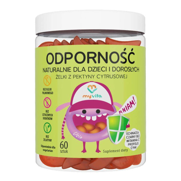 Gelée de résistance à base de pectine d'agrumes 60 pcs - MYVITA