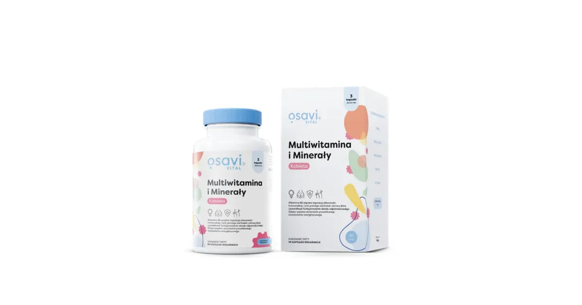OSAVI Multivitamines et Minéraux Femme (90 gélules).
