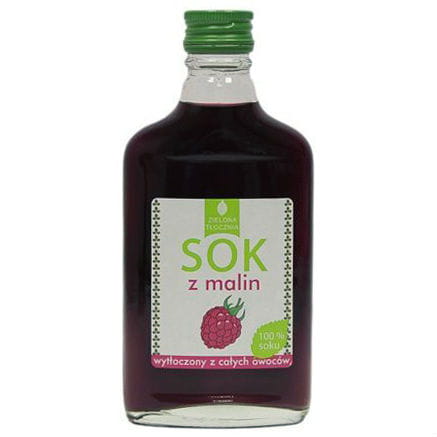 100% jus de framboise pressé à partir de fruits entiers 200ml GREEN PRESS