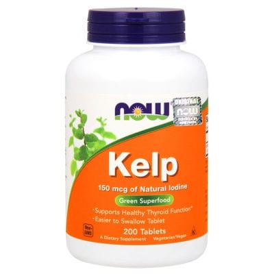 Varech Iode - Algues de Mer 150mcg 200 capsules NOW FOODS