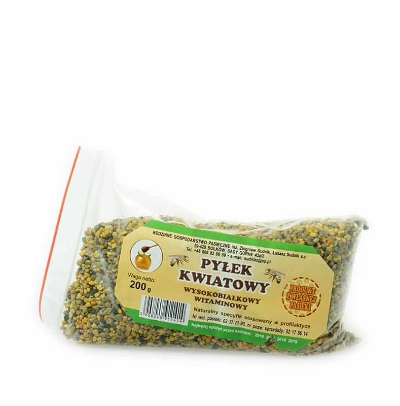 Pollen d'abeille riche en protéines 200g SUDNIK