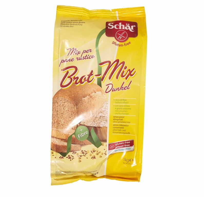 Brot mix farine de dunkel pour pain complet, sans gluten 1 kg SCHÄR