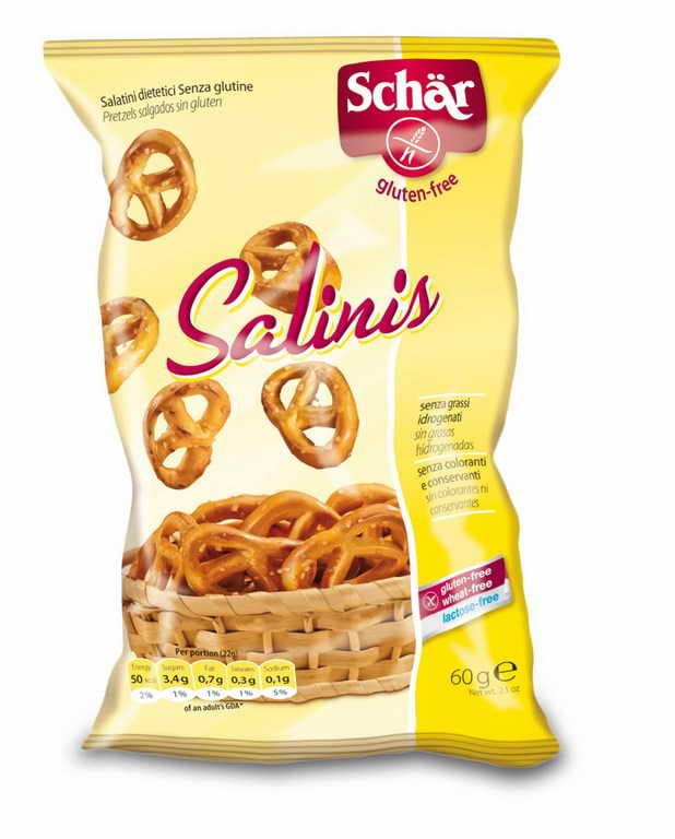 Bretzels sans gluten Salinis 60 g SCHÄR