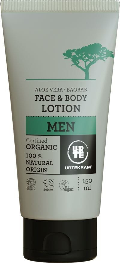 Lait visage et corps BIO pour homme 150 ml URTEKRAM