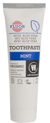 Dentifrice menthe au fluor BIO 75 ml URTEKRAM