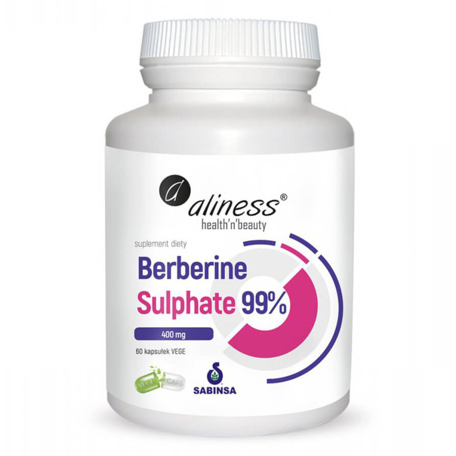 Berbérine extrait berbérine 400 MG 99% berbérine sulfate sulfate 60 gélules végé caps ALINESS